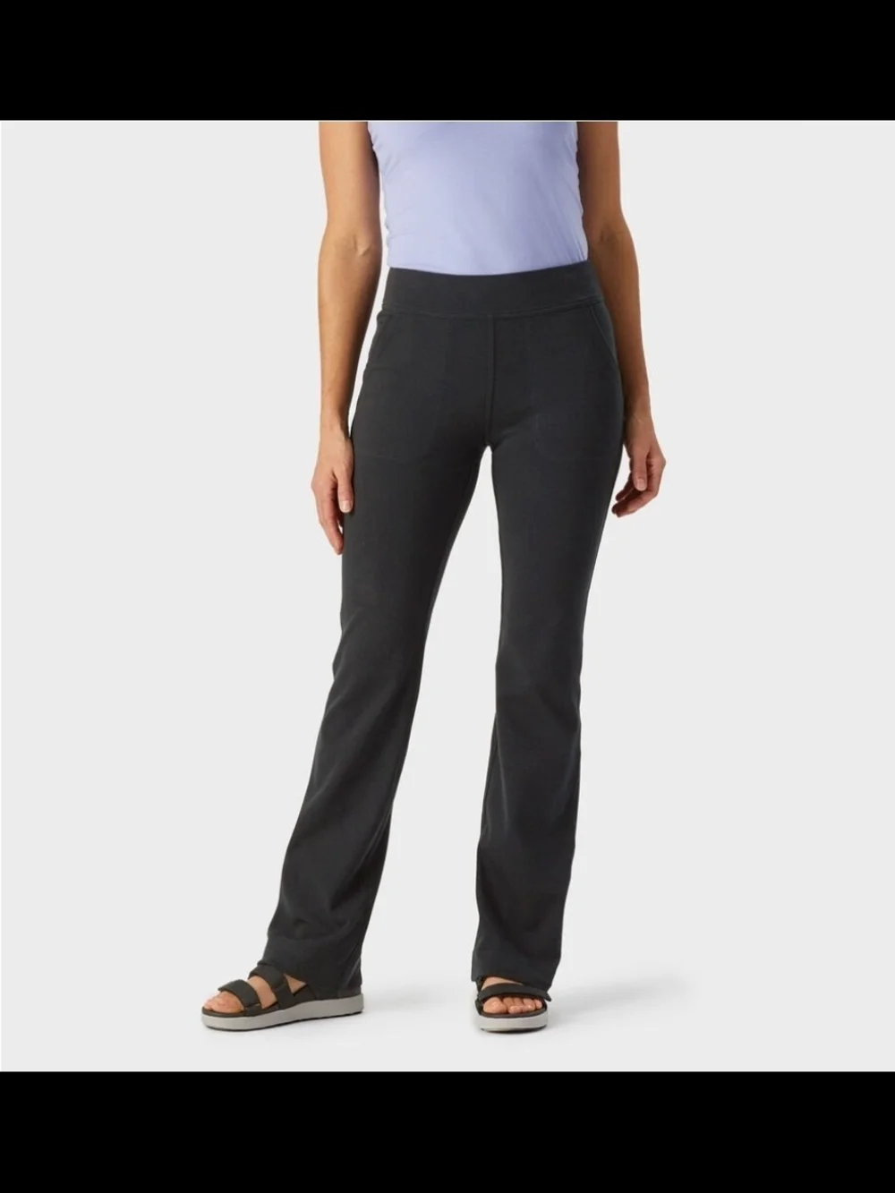 Duluth Trading Women's NoGA Naturale Cotton Bootcut Pants XL